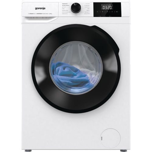 Стиральная машина Gorenje W1NGPI72SBS/C, с фронтальной загрузкой, 7кг, 1200об/мин, с паром, инверторная