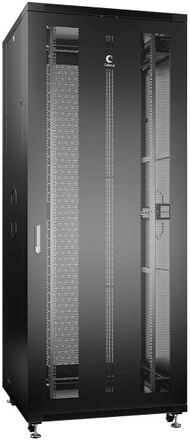 Шкаф серверный CABEUS ND-05C-47U80/100-BK напольный, перфорированная передняя дверь, 47U, 800x2277x1000 мм