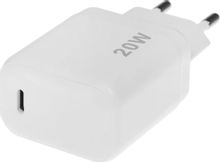 Изображение товара Сетевое зарядное устройство BORASCO USB-C, USB-C, 20Вт, 3A, белый [50635]