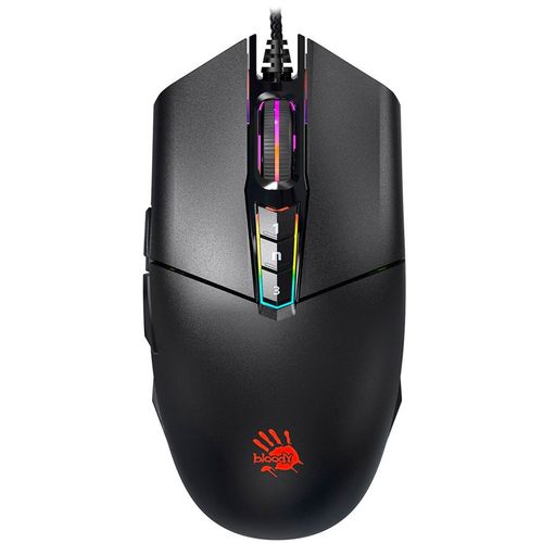 Мышь проводная A4TECH Bloody P91s, игровая, оптическая, USB, 8000dpi, черный [p91s black activated]