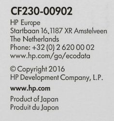 Картридж HP 30A, черный