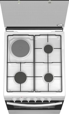 Газовая плита Darina F KM 341 323 W, электрическая духовка, стеклянная ...