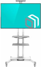 Изображение товара Подставка для телевизора ONKRON TS1552 40-70 дюймов мобильная напольная белая