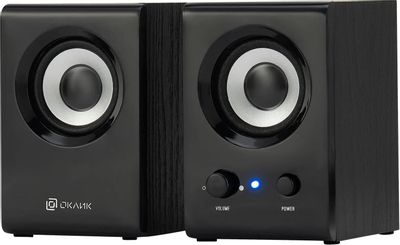 Колонки Oklick OK-160, 2.0, черный [417559] – купить в Ситилинк | 417559