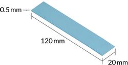Термопрокладка ARCTIC COOLING TP-3,  120 x 20 x 0.5мм
