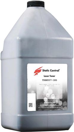 Тонер STATIC CONTROL TRHM507-1KG, для HP LJ M506, черный, 1000грамм, флакон