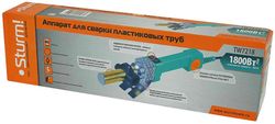 Сварочный аппарат для пластиковых труб STURM! TW7218, 1.8кВт, до 300°С