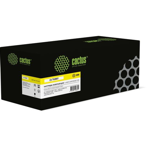 Картридж Cactus CS-TK895Y, TK-895Y, желтый / CS-TK895Y