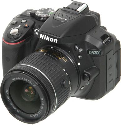 Характеристики Зеркальный фотоаппарат Nikon D5300 kit ( AF-P 18-55mm f ...