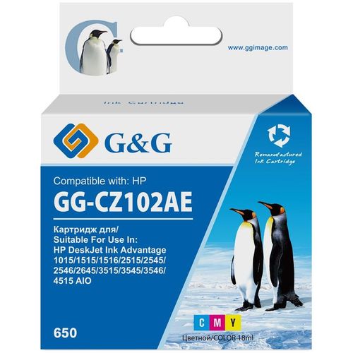 Картридж G&G GG-CZ102AE, 650, многоцветный / GG-CZ102AE