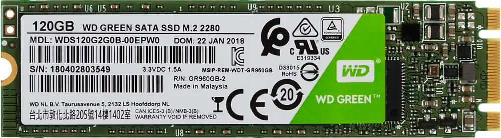 SSD WD Green WDS120G2G0B 120 M.2 2280 SATA III 1029723