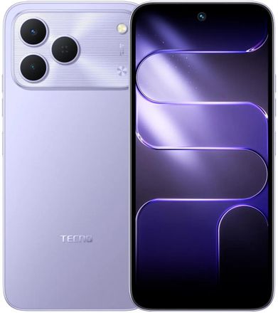Смартфон TECNO Spark 50 6/128Gb, 6.78", IPS, 120Гц, 7000мAч, 2 nano SIM, пурпурный