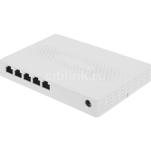 Коммутатор TENDA SM105, неуправляемый, 5 RJ-45, 10/100/1000/2500 Мбит/с