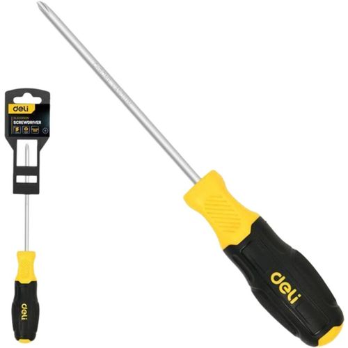 Отвертка Deli DL633150N, PH0 длина стержня 150мм