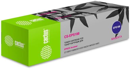 Картридж Cactus CS-EPS188, S050188, пурпурный / CS-EPS188