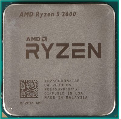 Процессор AMD Ryzen 5 2600, AM4,  OEM [yd2600bbm6iaf]