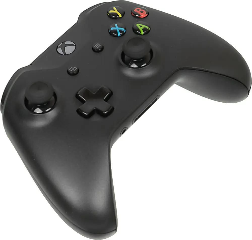 Обзор товара геймпад беспроводной Microsoft Xbox One + USB кабель для ПК  черный [4n6-00002] (472605) в интернет-магазине СИТИЛИНК