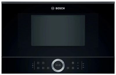 Микроволновая печь Bosch BFL634GB1, встраиваемая, 21л, 900Вт, черный