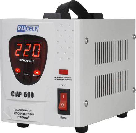 Стабилизатор напряжения RUCELF СтАР-500, 0.5кВт белый