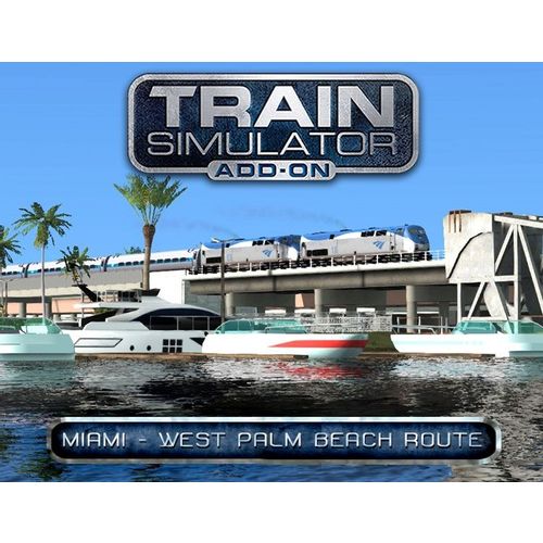 Дополнение к игре DOVETAIL Train Simulator: Miami — West Palm Beach Route Add, для ПК, регион: Россия, английская версия