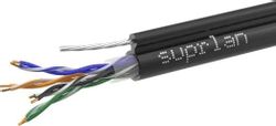 Кабель информационный SUPRLAN Premium, кат.5E, 305м, черный