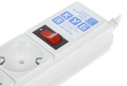 Сетевой фильтр PowerCube SPG-B-10-WHITE, 3м, белый