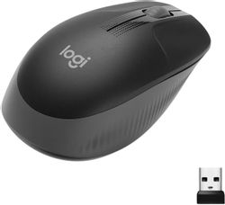 Мышь беспроводная Logitech M190, USB, черный и темно-серый