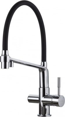 Смеситель для кухни (мойки) GAPPO G98 G4398-7, хром/черный [G4398-7 ...