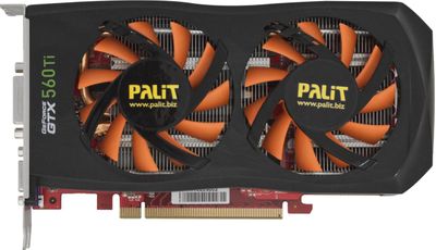 Видеокарта Palit NVIDIA  GeForce GTX 560Ti 1ГБ GDDR5, OC,  Ret [ne5x56ts1102-114xf]