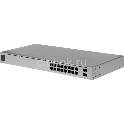 Коммутатор Ubiquiti UniFi, управляемый, 16 [usw-16-poe]