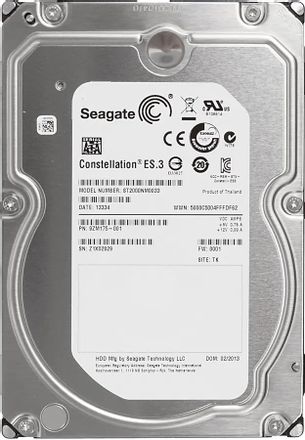 Жесткий диск Seagate ST2000NM0033, 2ТБ, HDD, SATA III, 3.5"