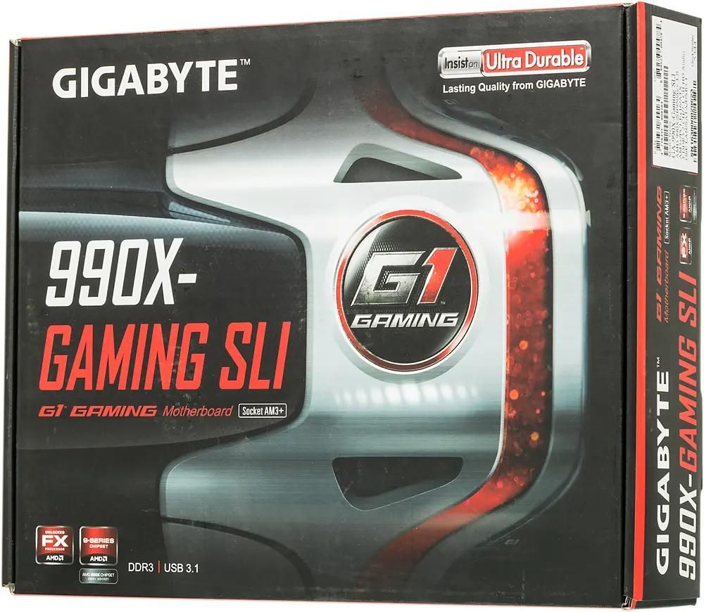 Gigabyte GA 990X Gaming SLI SocketAM3 AMD 990X ATX Ret 398360