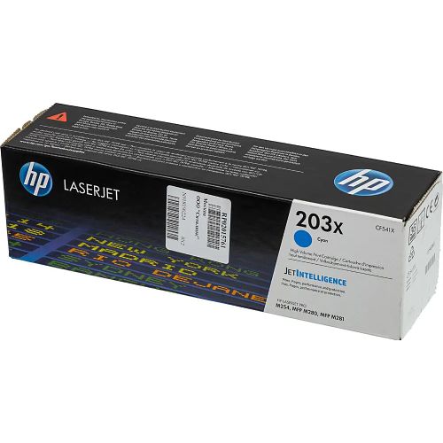 Картридж HP 203X, голубой / CF541X