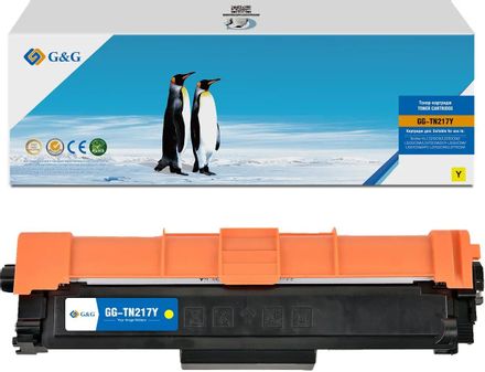 Картридж G&G GG-TN217Y, TN-217Y, желтый / GG-TN217Y