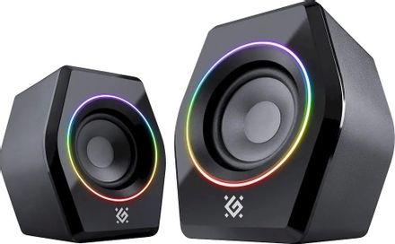 Колонки Bluetooth Defender Solar 9,  2.0,  черный [65939]