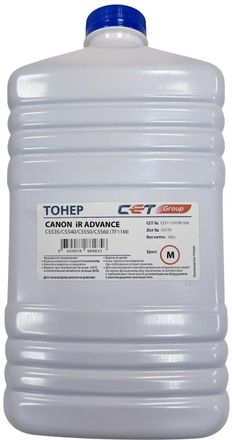 Тонер CET TF11M C-EXV51, для CANON iR ADVANCE C5535/C5540/C5550/C5560, пурпурный, 500грамм, бутылка
