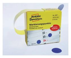 Этикетки Avery Zweckform 3857, универсальная, 70г/м2, синий, 250шт