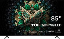 Изображение товара 85" Телевизор TCL 85C6K QD-Mini LED QLED, 4K Ultra HD, черный, СМАРТ ТВ, Google TV