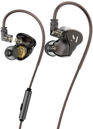 Наушники MUSIC PUBLIC KINGDOM IEM110M, 3.5 мм, внутриканальные, темно-серый