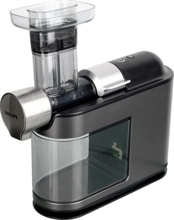 Соковыжималка Philips HR1947/30, шнековая, серебристый и серый