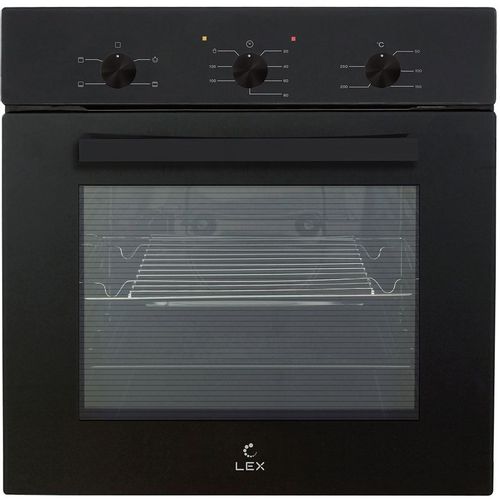 Духовой шкаф электрический LEX EDM 042 BBL, 62л, дверца с 2 стеклами, черный