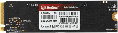 SSD накопитель KINGSPEC NE-1TB 1ТБ, M.2 2280, PCIe 3.0 x4,  NVMe,  M.2