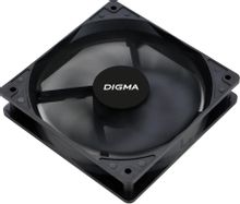 Вентилятор Digma DFAN-120-9 120мм, 3-pin, от БП:4-pin (Molex), 1200об/мин, 23дБ