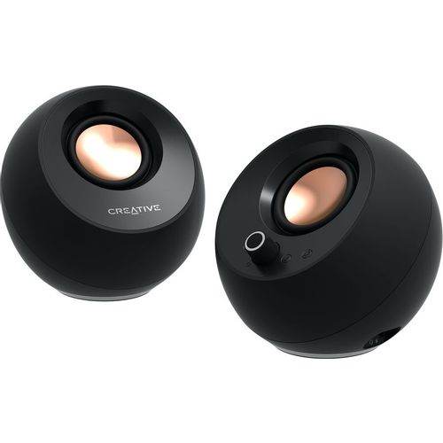 Колонки Bluetooth Creative Pebble Pro, 2.0, черный [51mf1710aa000]