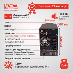 ИБП POWERCOM Macan MAC-1000