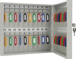 Шкафчик для ключей AIKO KEY-40, 40шт ключ., сталь, серый