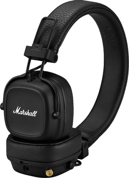 Наушники MARSHALL Major IV, 3.5 мм/Bluetooth, накладные, черный [1005773]