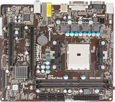 ASRock FM2A55M DGS Socket FM2 AMD A55 FCH mATX BULK 723049