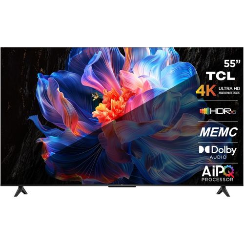 55" Телевизор TCL 55P6K 4K Ultra HD, СМАРТ ТВ, Google TV, черный