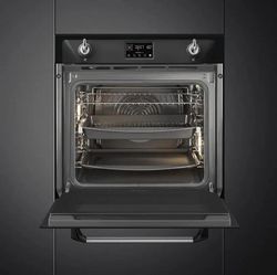 Духовой шкаф электрический SMEG Victoria SOP6902S2PN,  68л,  черный/серебристый